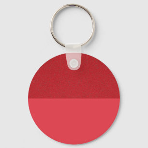 Tvåtonsfärgad Tomato Red Round Keychain - Anpassad Nyckelring