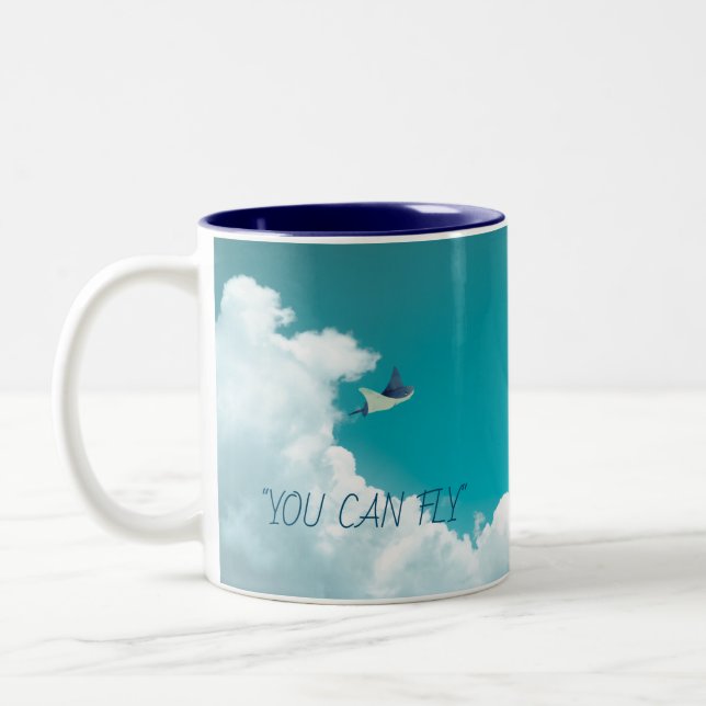 Tvåtonskafett Mugg (Vänster)