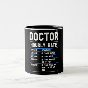 Tvåtonskaffe Mugg i Doktor är en fin timtaxa