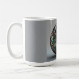 Tvåtonsmugg 11oz (Marble-5) Kaffemugg