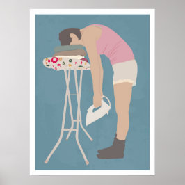 Tvätt Boring Poster