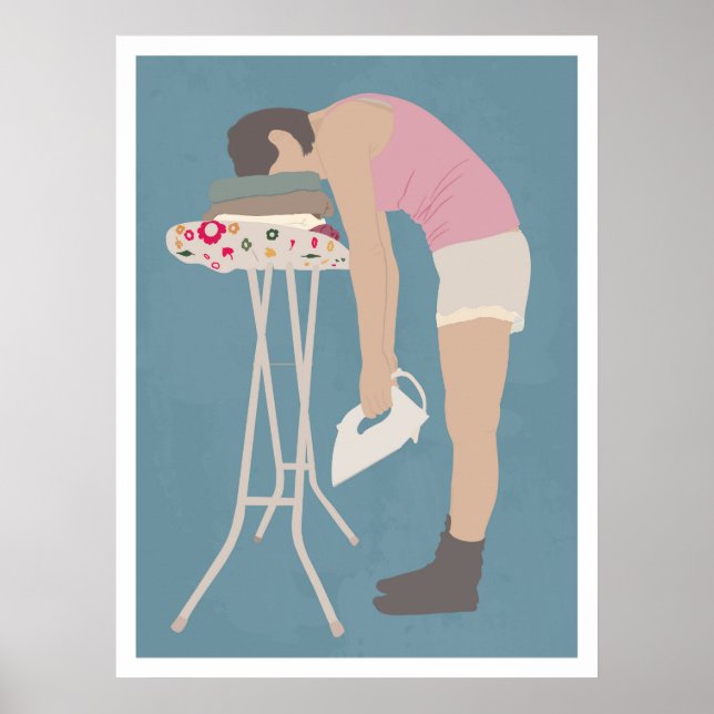 Tvätt Boring Poster (Framsidan)