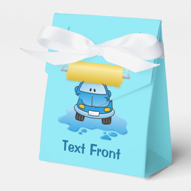 Tvätt Car Favor Box Presentaskar (Framsidan Sidan)