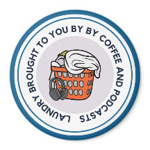 Tvätt efter Podcasts Car Magnet Blue