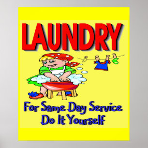 TVÄTT - Gör det själv för samma dag-service Poster