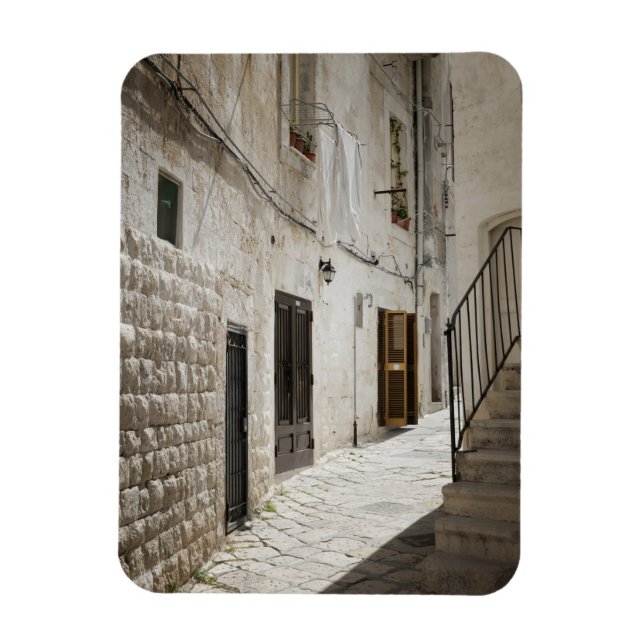 Tvätt hänger för att torka i en gränd i Italien Magnet (Vertikal)