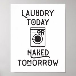 Tvätt i dag poster