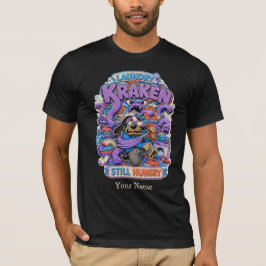 Tvätt Kraken Personlig Rolig Hund T-Shirt, Cus T Shirt