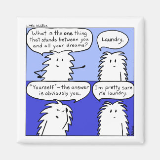 Tvätt Little Niddles Tecknad Magnet