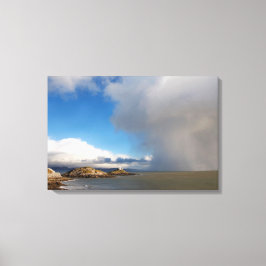 Tvätt och närliggande storm canvastryck