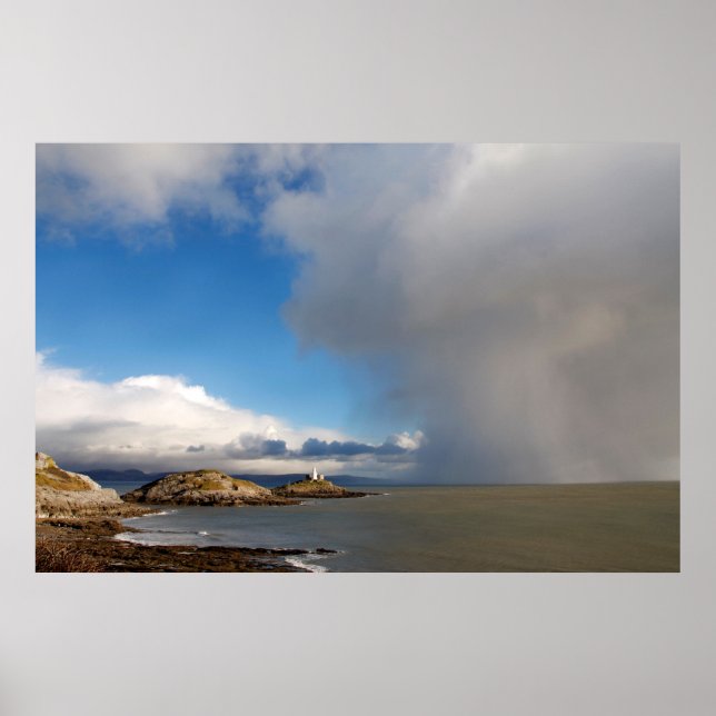 Tvätt och närliggande storm poster (Framsidan)