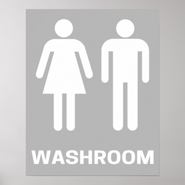 Tvätt Poster Modern Wall Art Inverterad Färg (Framsidan)