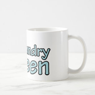 Tvätt Queen med Krona Kaffemugg