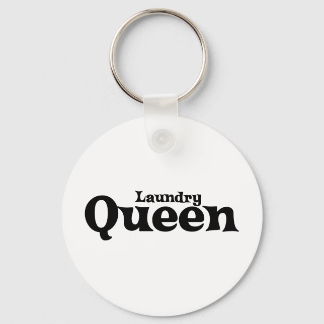 Tvätt Queen Nyckelring (Framsida)