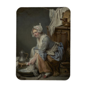 Tvätt Room Tvättar Magnet