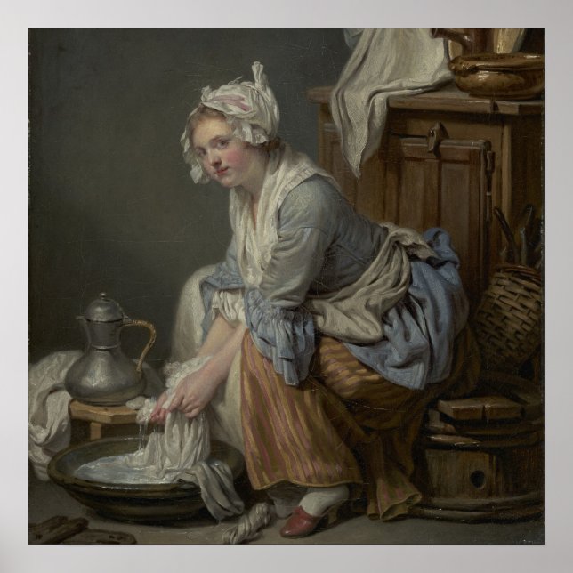 Tvätt Room Tvättar Poster (Framsidan)