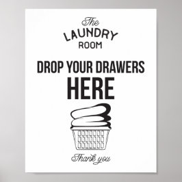 Tvätt-rummet Poster