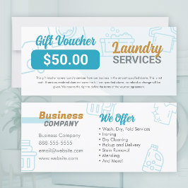 Tvätt Services Laundromat Dry Clean Gift Voucher