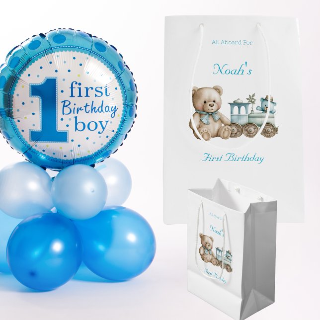 Tvätta all flygbord första året (All Aboard Gift Bags)