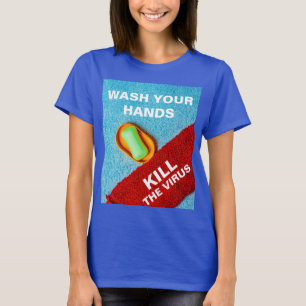 Tvätta anpassadet Händer T Shirt