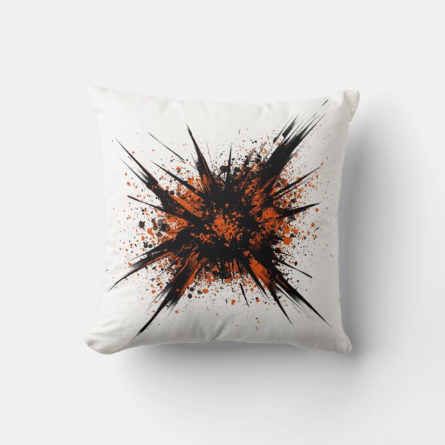 Tvätta bild med blandad Pastel Färg Kudde (Framsida)