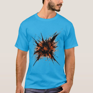 Tvätta bild med blandad Pastel Färg T Shirt
