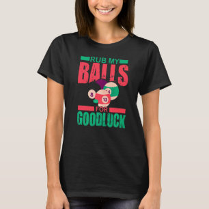 Tvätta Bollar för Goodluck Billiards Snooker Bassä T Shirt
