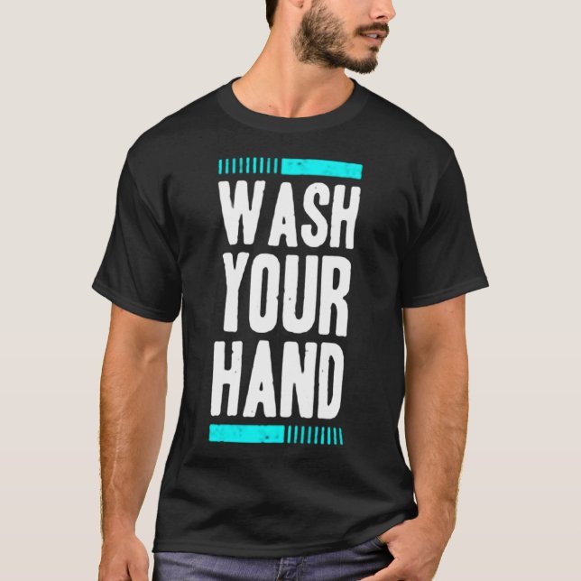 Tvätta din handtrend t shirt (Framsida)
