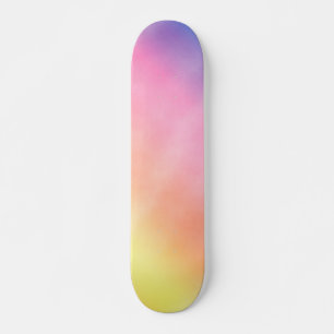 Tvätta för tonad regnbåge mini skateboard bräda 18,5 cm