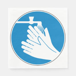 Tvätta Händer (Hälsa och säkerhet) (Hygien) Pappersservett