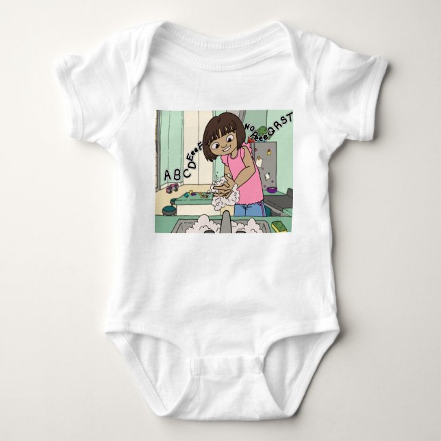 Tvätta Händer T Shirt (Framsida)