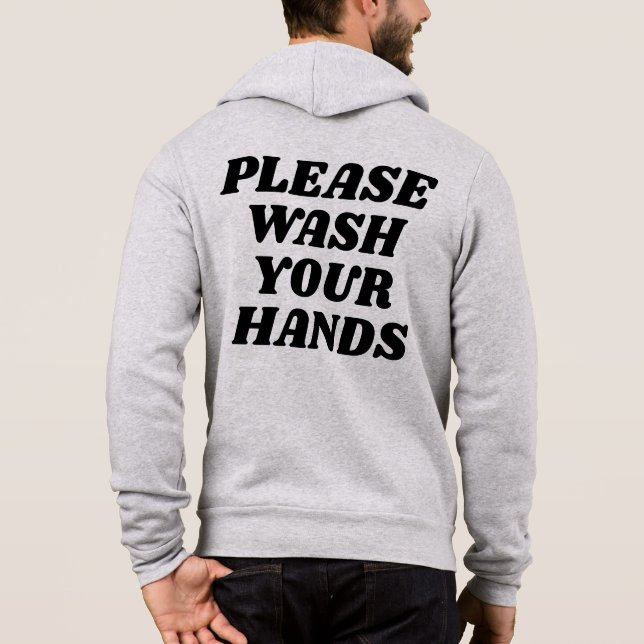 tvätta händer t shirt (Baksida)