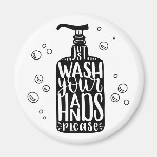 Tvätta Händerna. Magnet