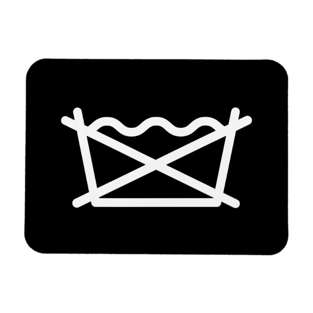 TVÄTTA INTE! MAGNET (Horisontell)