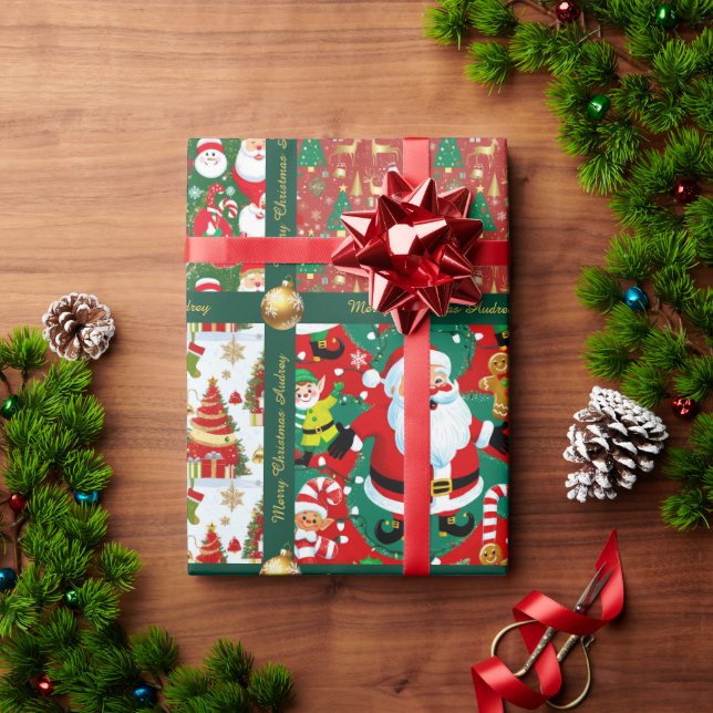 Tvätta julklapp Svälla Pappert med text Presentpapper (Julgåva)