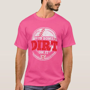 Tvätta lite smuts på den mjuka bollkonstruktionen t shirt