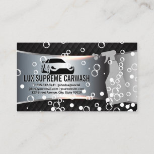 Tvätta Logotyp automatiskt   Affärskortet Soap Bub Visitkort