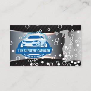 Tvätta Logotyp automatiskt   Soap Bubbles   Spray  Visitkort