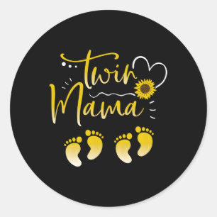 Tvätta Mamma Mamma för att vara gravid med Twillin Runt Klistermärke