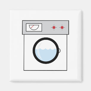 Tvätta Maskin Magnet