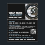 Tvätta Maskiner, Laundromat, Städning tjänst Flygblad<br><div class="desc">Tvättar Maskiner,  Laundromat,  Städning Service Advertising Flyer från Affärskort Store.</div>