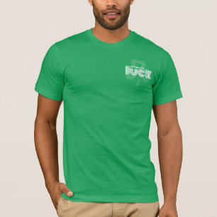 Tvätta mig för Tur. Shamrock St.Patrick's Day Tee Shirt