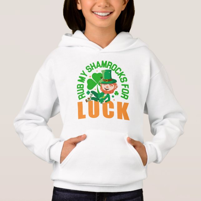 Tvätta mina shamrocks för Tur Funny St patrick's d T Shirt (Framsida)
