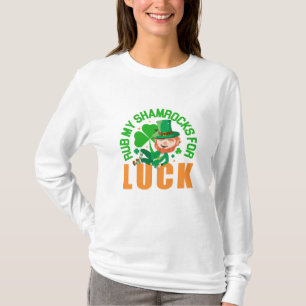 Tvätta mina shamrocks för Tur Funny St patrick's d T Shirt