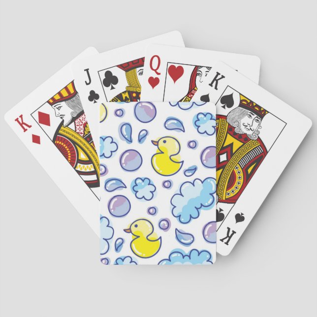 tvätta mönster spel kort (Baksidan)