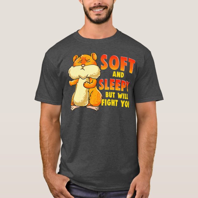 Tvätta och Sömnig, men slåss mot dig. T Shirt (Framsida)