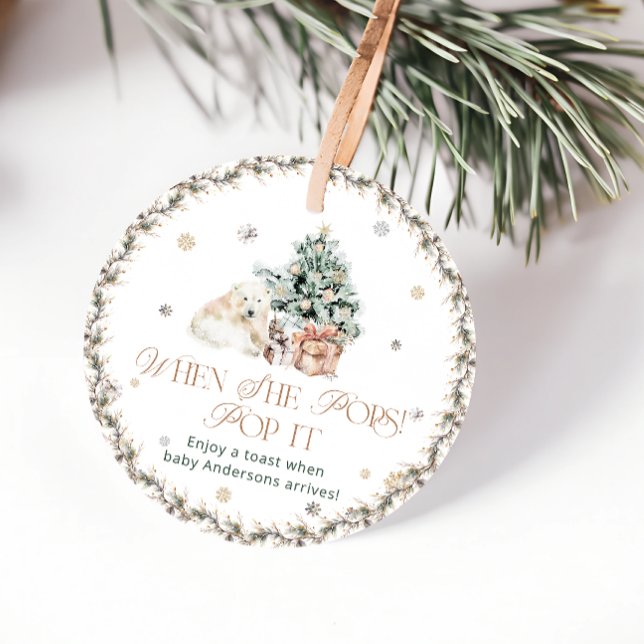 Tvätta Polarna när hon spottar babyskor Gåvor Etiketter (Skapare uppladdad)