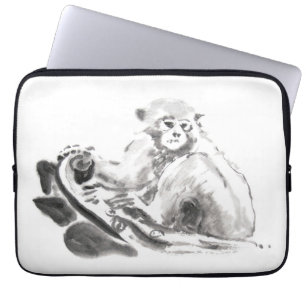 Tvätta Sleeven Måla apnyckelår zodiac Laptop Sleeve