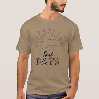 Tvätta Surfor med solnedgång T Shirt