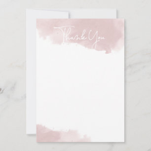 Tvätta tackkort för minimalistiskt Bläck Tack Kort